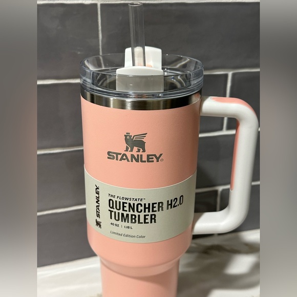 🍑TARGET x STANLEY -PEACH 40oz Stainless Steel H2.0 FlowState Quencher Tumbler🍑 - Picture 9 of 15